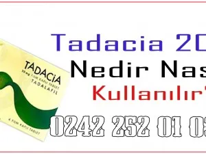 Tadacia 20 mg Sertleştirici 4 Tablet